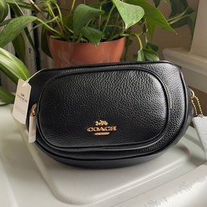 Brand new with tags COACH Black court bag